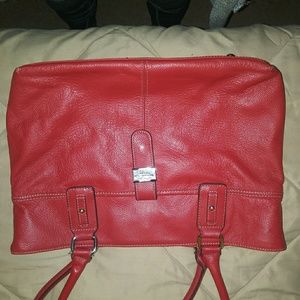 Taganello Red Leather Handbag